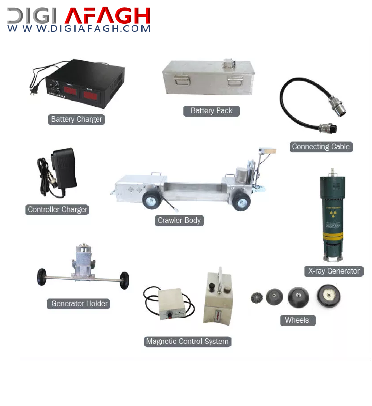دستگاه کرالر ایکس ری خط لوله  مدل ZY-10C رنج 300 محصول dandong