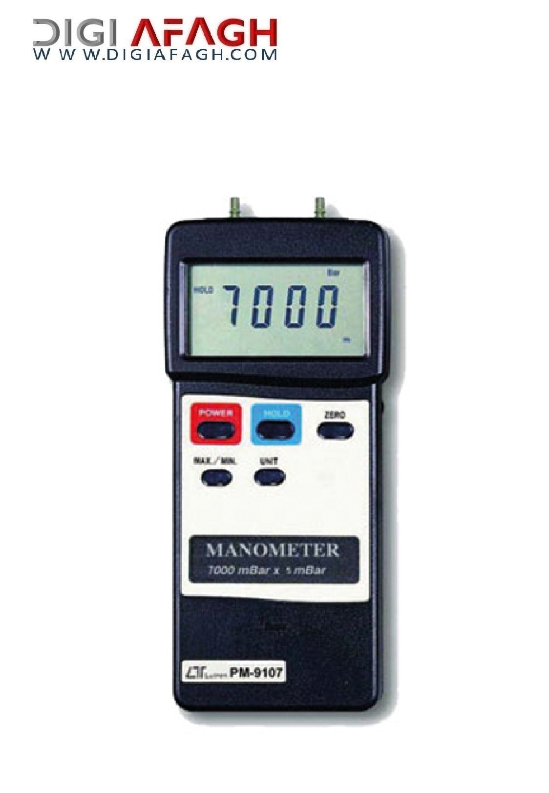 مانومتر دیجیتالی (فشار سنج تفاضلی) PM-9107